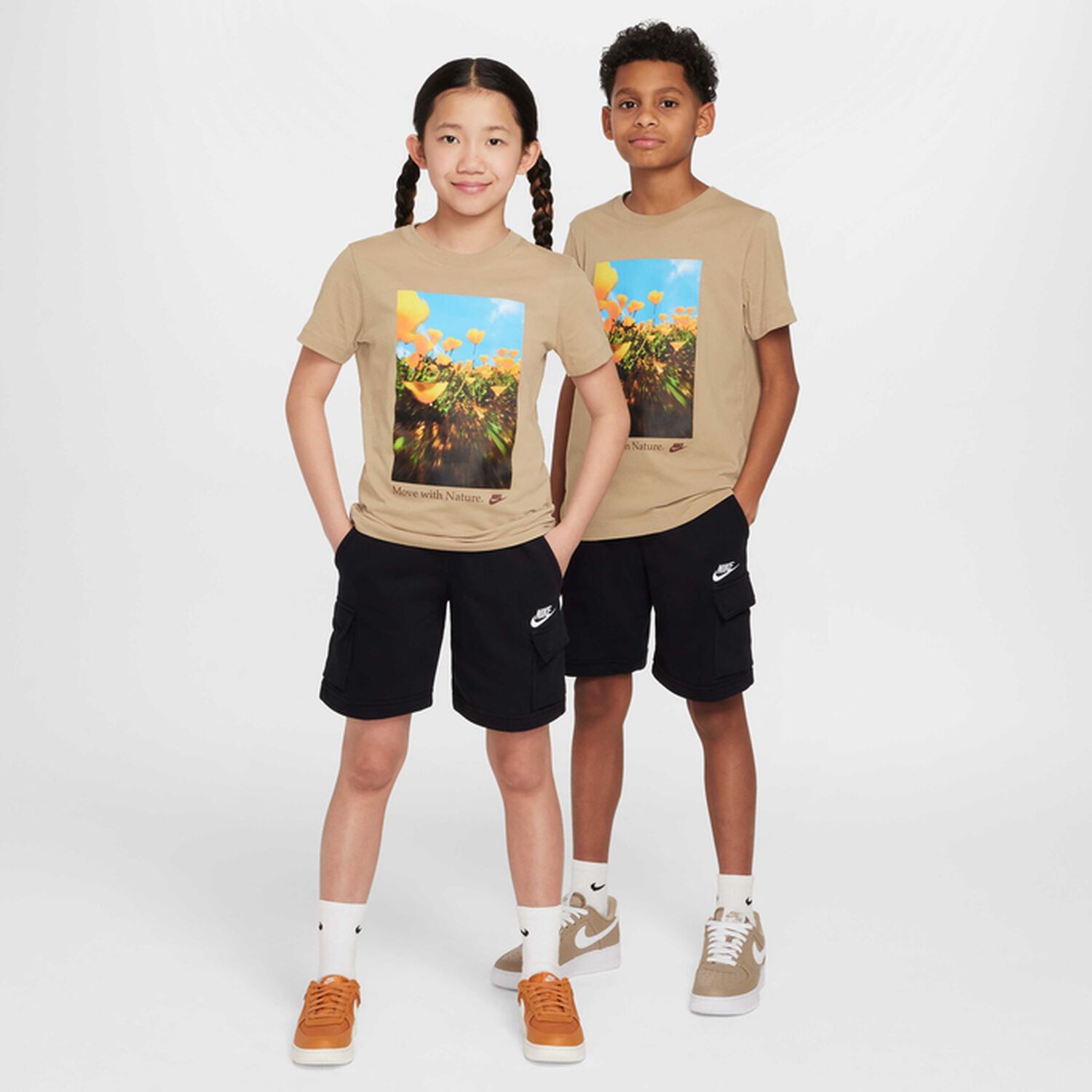 Black Logo Shorts, 1, hi-res