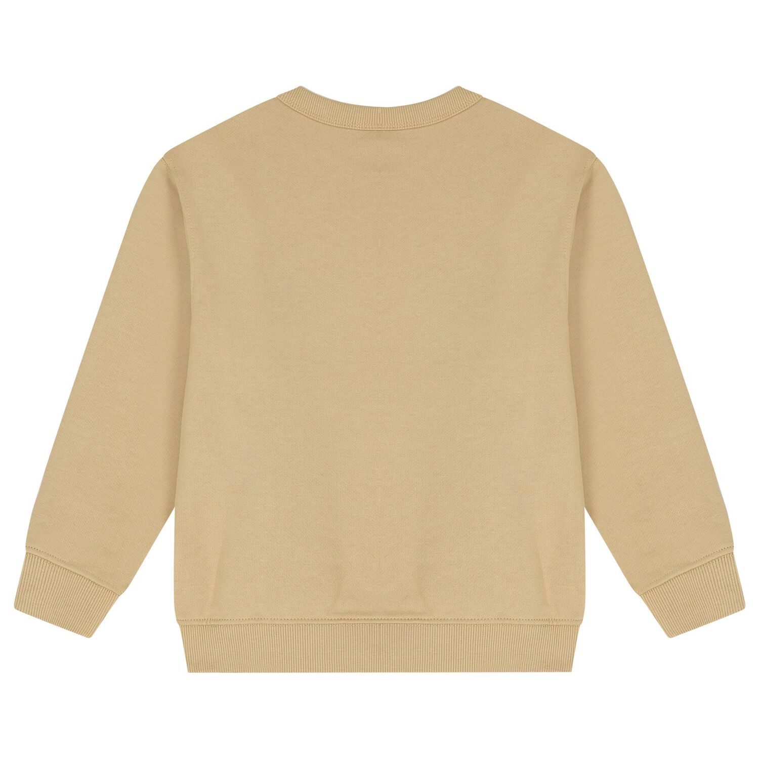 Boys Beige Logo Sweatshirt, 1, hi-res