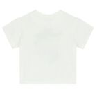 Younger Boys White, Aqua & Navy Blue Tracksuit, 1, hi-res