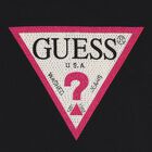 Girls Black Diamante Logo T-Shirt, 9, hi-res