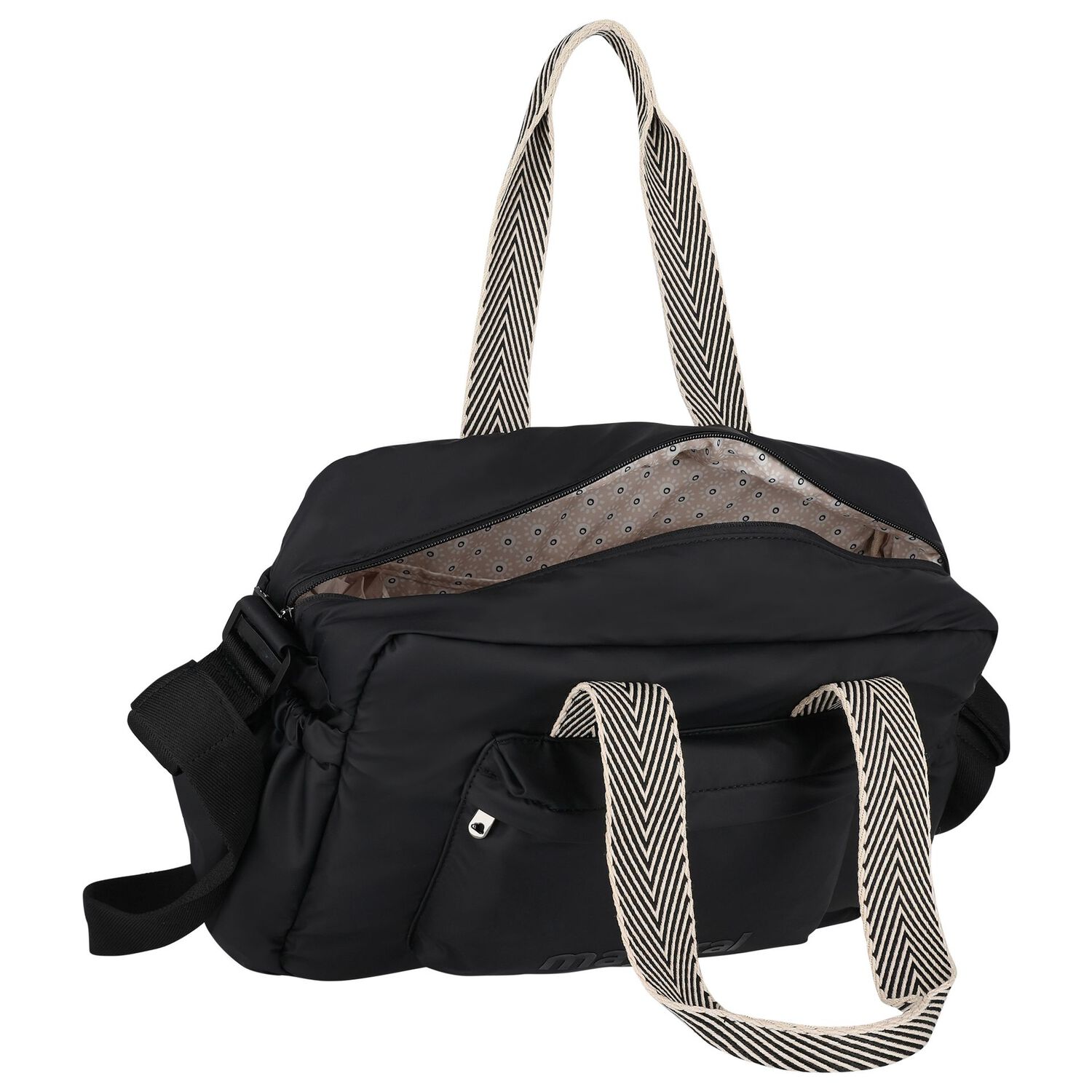 Black Baby Changing Bag, 1, hi-res