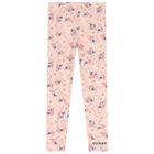 طقم ليغينز بالزهور باللون الوردى, 1, hi-res