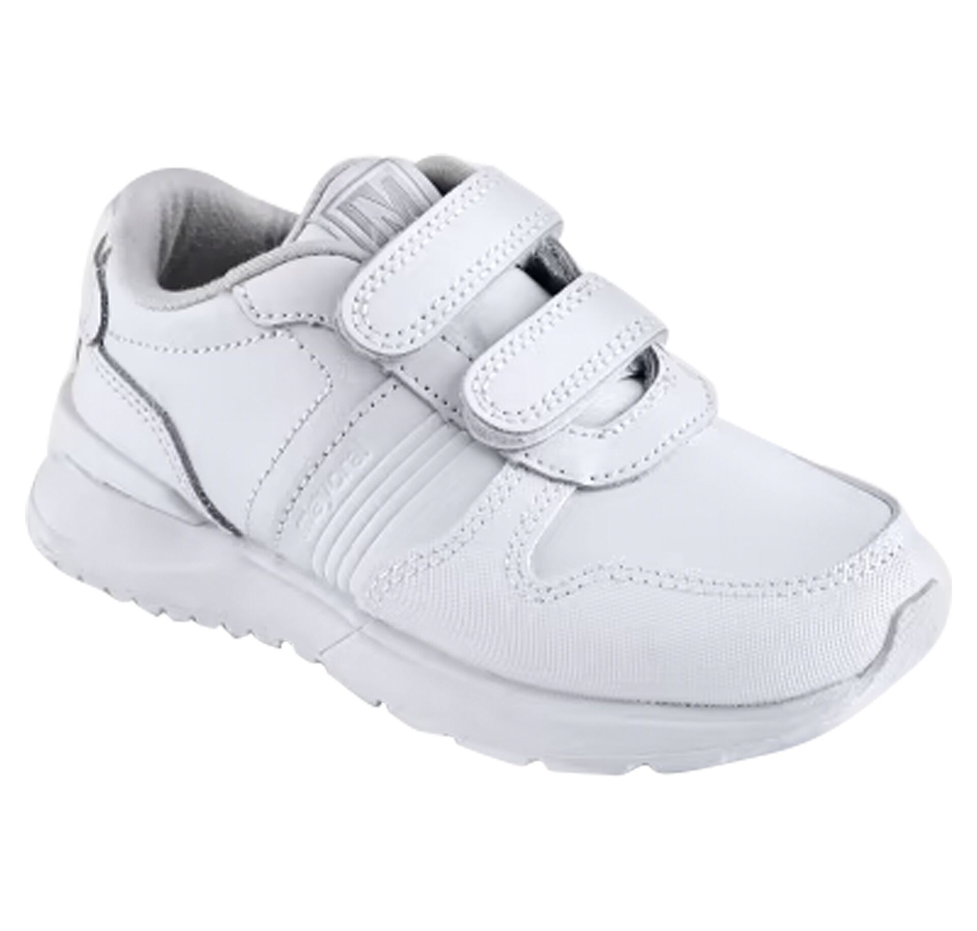 Boys white leather trainers online