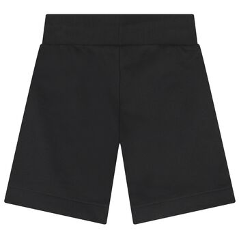Boys Black Logo Shorts