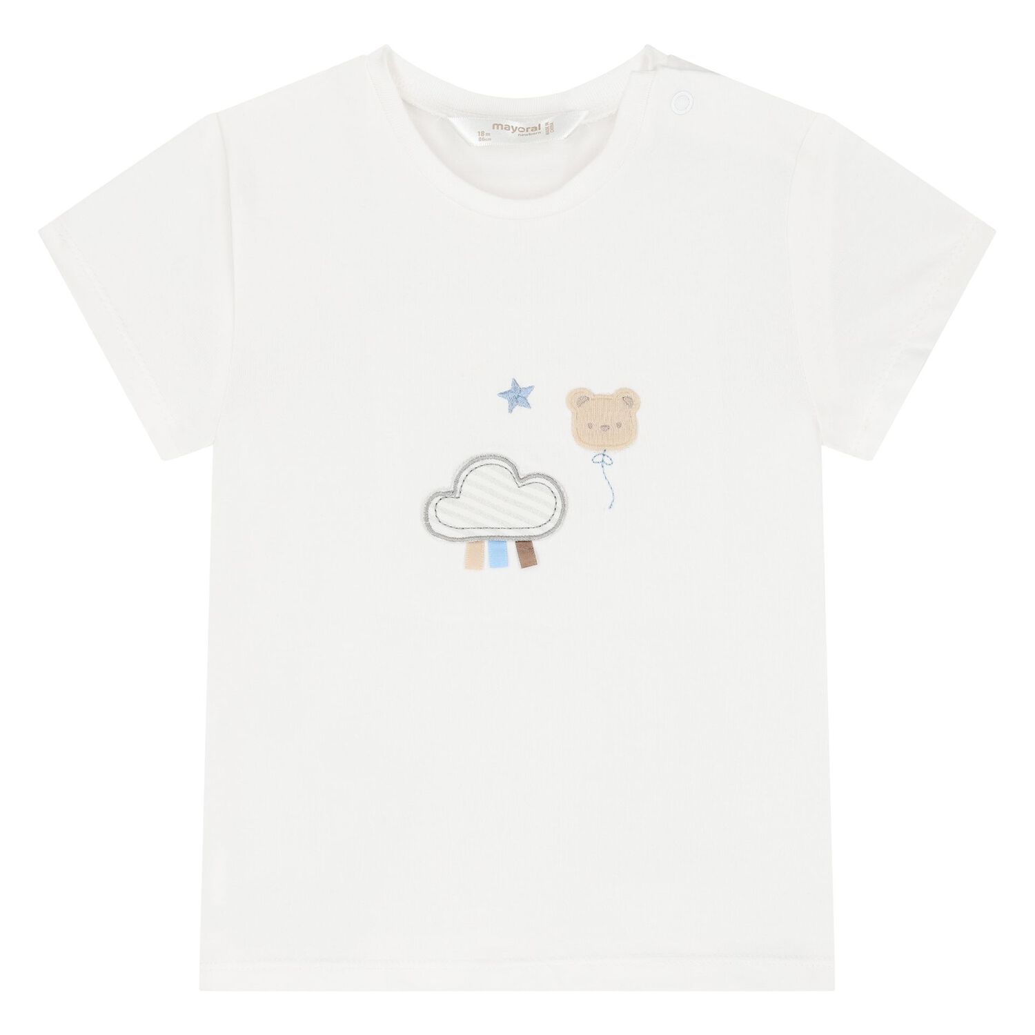 Baby Boys White & Blue Shorts Set ( 2-Pack ), 1, hi-res