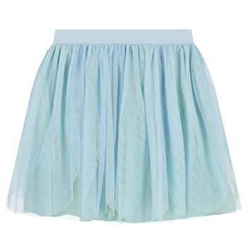 Girls Blue Tulle Skirt