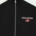 Boys Black & White Logo Zip Up Top, 1, hi-res