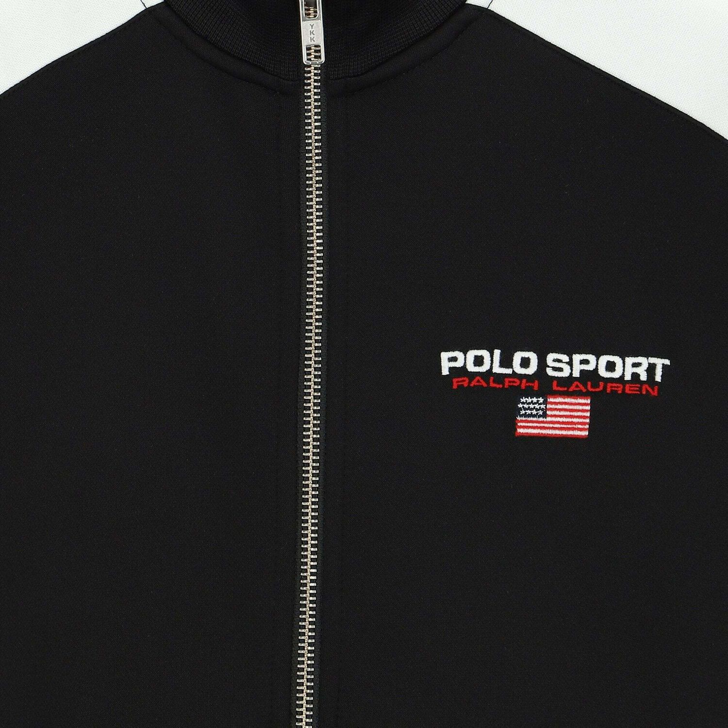 Boys Black & White Logo Zip Up Top, 1, hi-res image number null