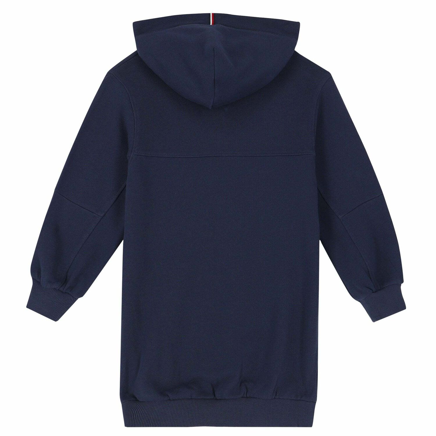 Girls Navy Logo Hooded Dress, 1, hi-res image number null
