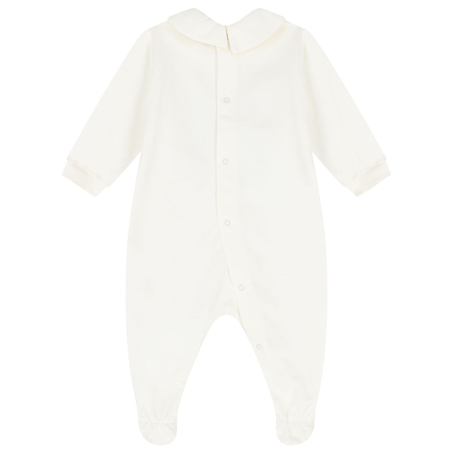Ivory Teddy Bear Logo Babygrow, 1, hi-res image number null
