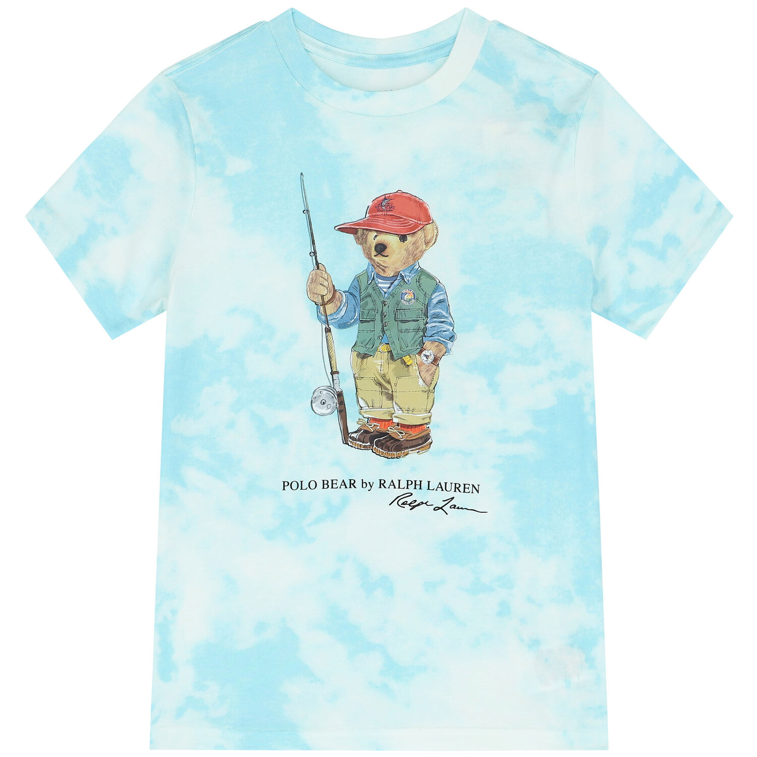 تيشيرت أولاد بولو باللون الأكوا, 1, hi-res