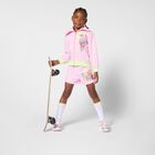 Girls Multi-Coloured Stripes Socks, 1, hi-res