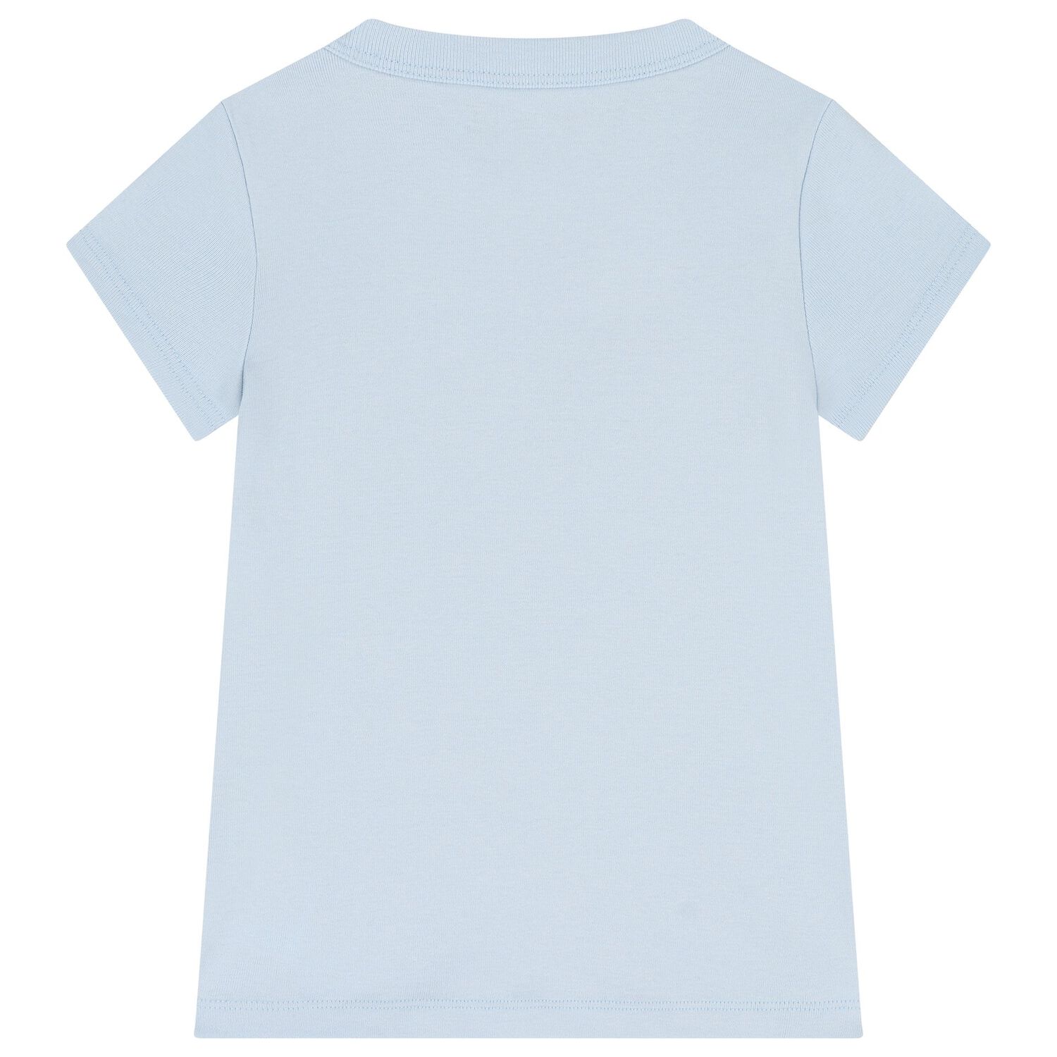 Girls Blue Gliterry Butterfly T-Shirt, 1, hi-res
