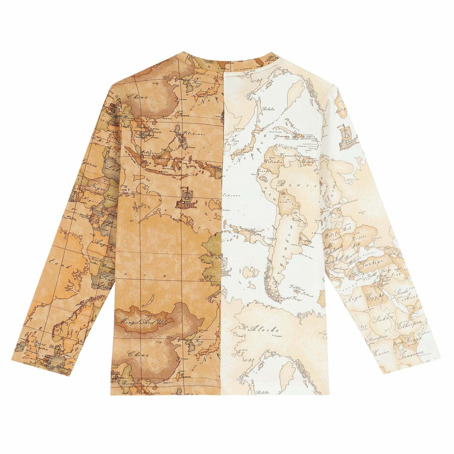 Boys Geo Map Print Logo Top, 1, hi-res