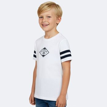 Boys White Logo T-Shirt