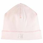Girls Pink Babygrow & Hat Set, 1, hi-res