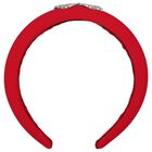 Girls Red Padded Headband, 2, hi-res