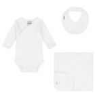 طقم هدايا بنات منقط باللون الأبيض والوردي, 2, hi-res