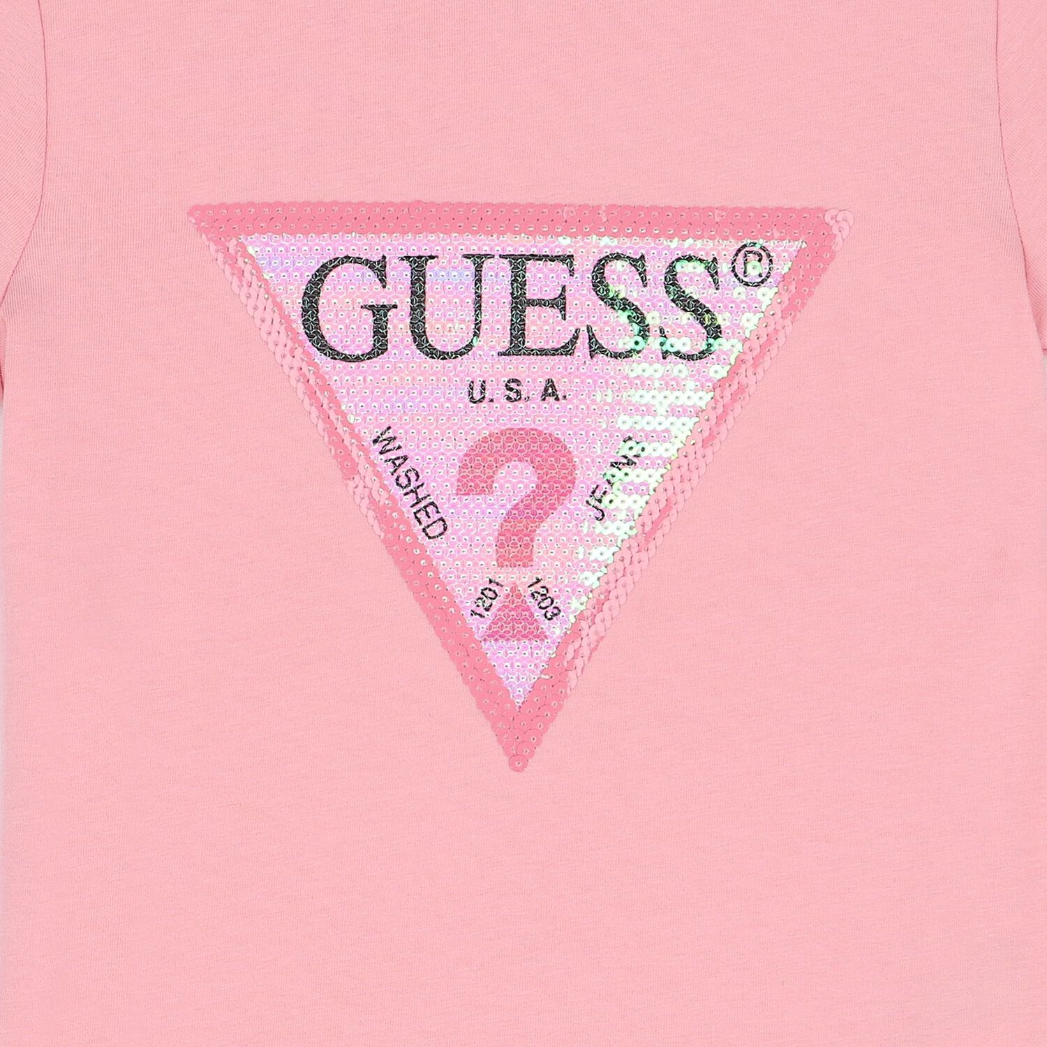 Girls Pink Logo T-Shirt, 1, hi-res image number null