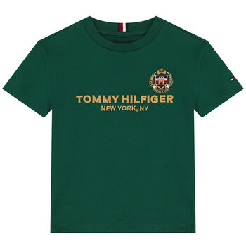 Boys Green Logo T-Shirt