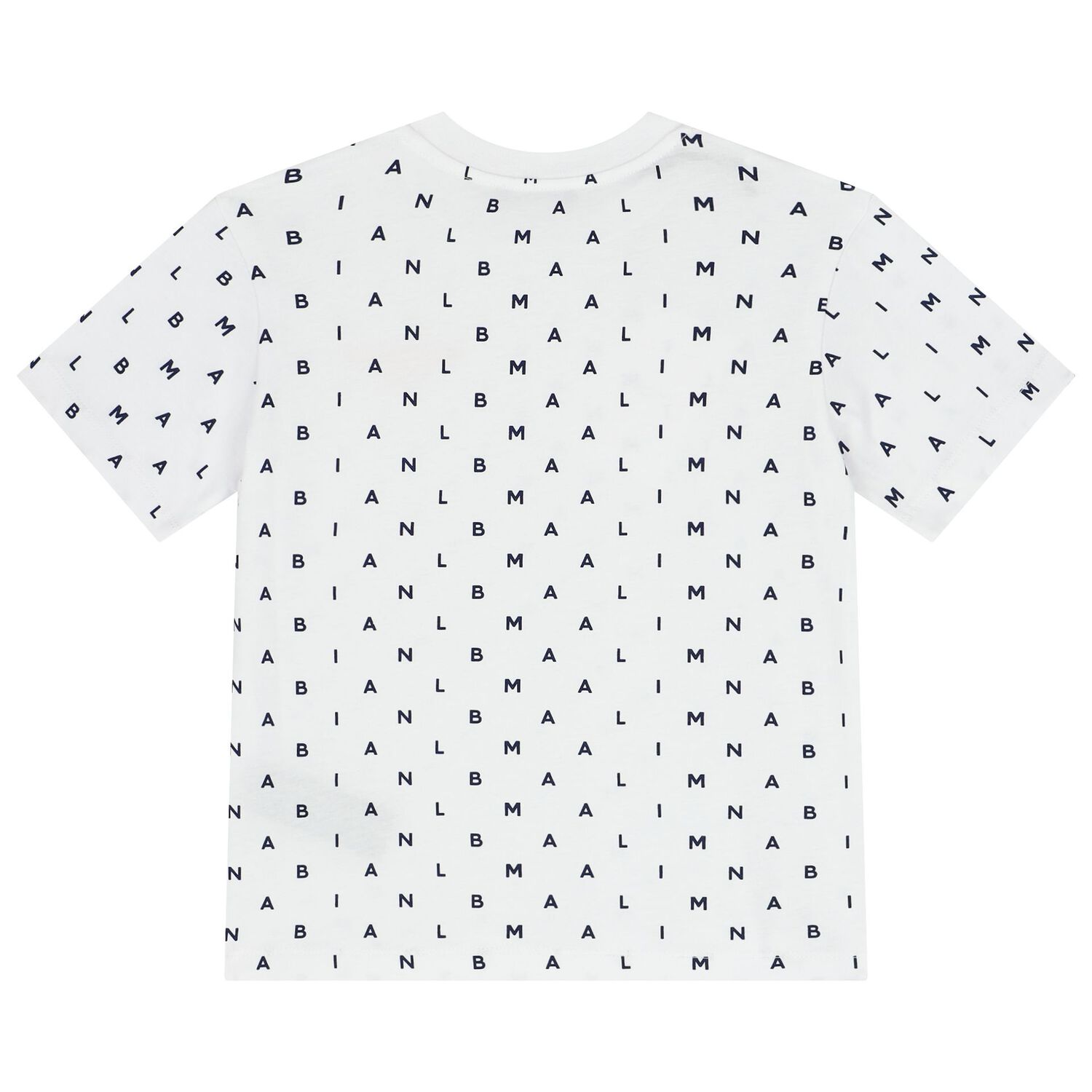 Boys White & Blue Logo T-Shirt, 1, hi-res