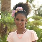 ربطة رأس بفيونكة وردية للبنات, 3, hi-res