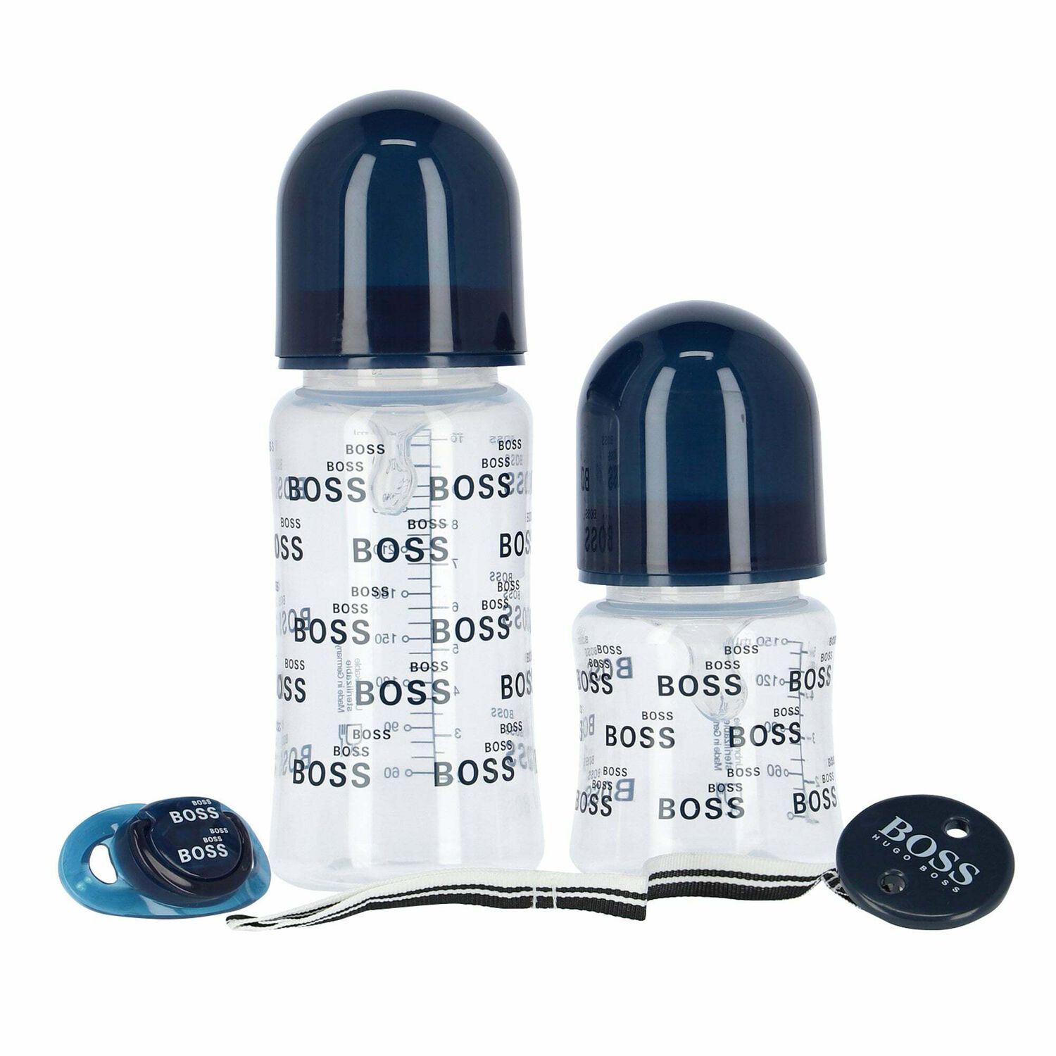 طقم لهاية وزجاجات رضاعة باللون الكحلى, 1, hi-res