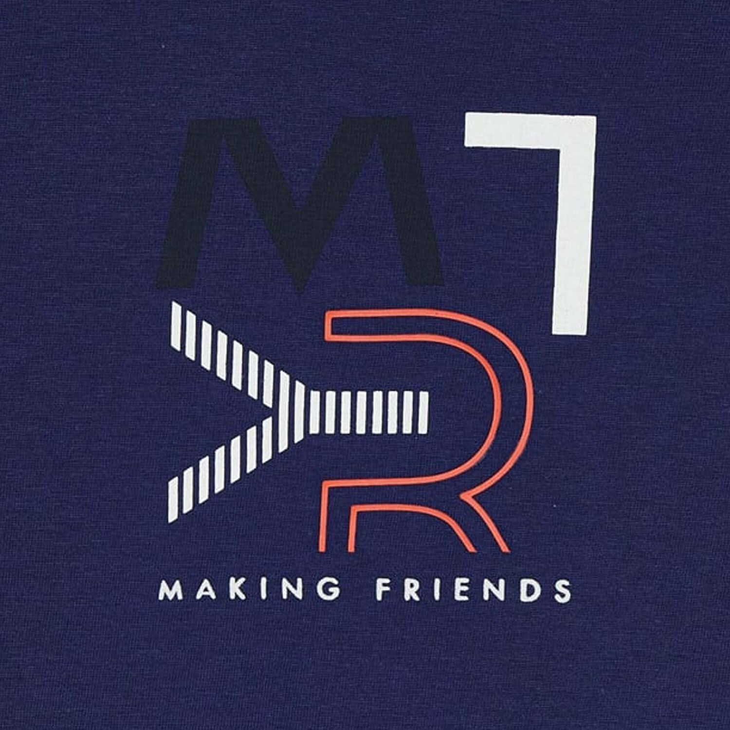 Boys Blue Logo Long Sleeve Top, 3, hi-res image number null