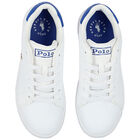 Boys White Logo Trainers, 1, hi-res