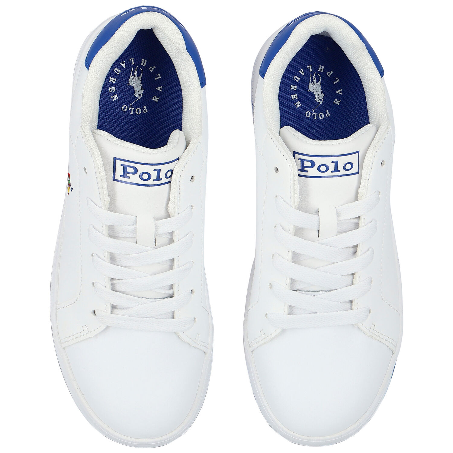 Boys White Logo Trainers, 1, hi-res image number null