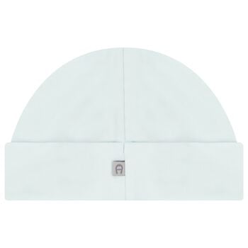 Baby Boys Blue & Gold Logo Hat