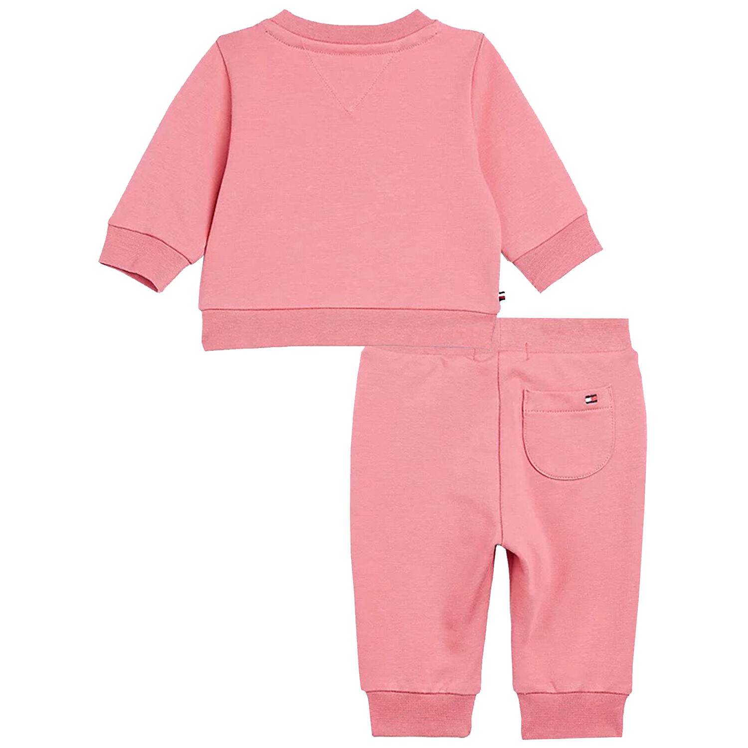 Baby Girls Pink Logo Tracksuit, 1, hi-res image number null