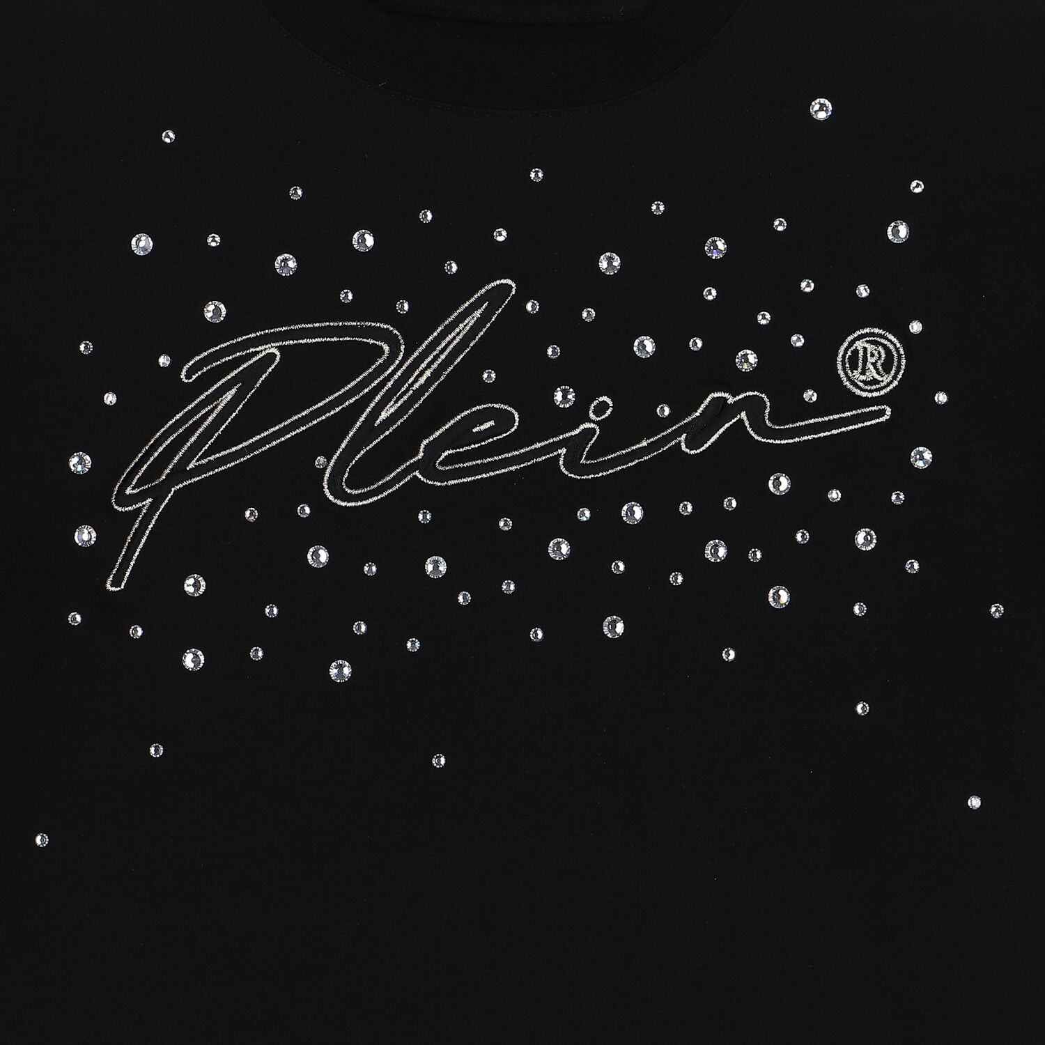 تيشيرت بشعار الماس باللون الاسود, 1, hi-res image number null