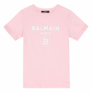 Pink & White Logo T-Shirt