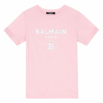 Pink & White Logo T-Shirt