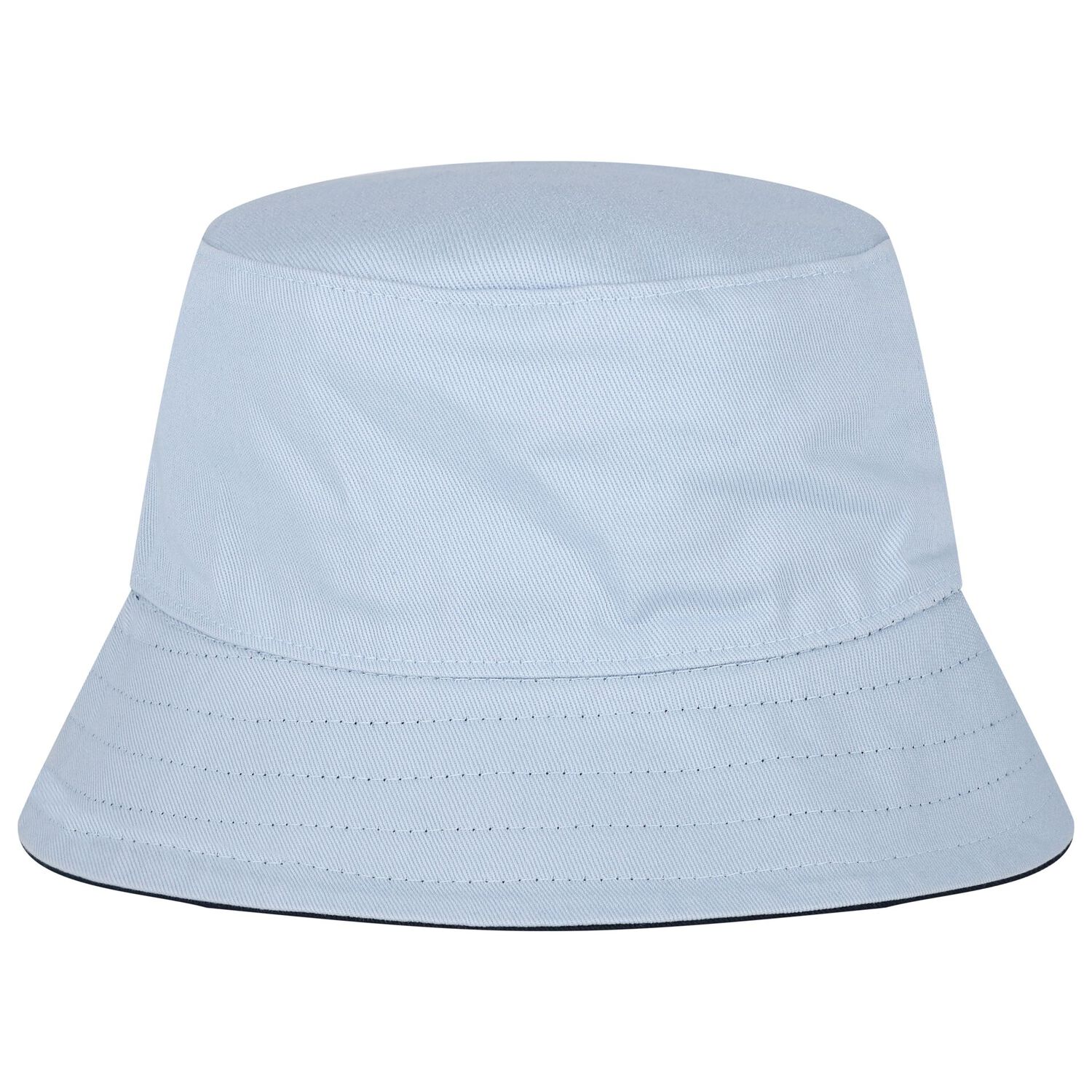 Baby Boys White, Navy Blue & Blue Logo Reversible Hat, 2, hi-res
