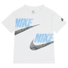 طقم شورت باللون أبيض وبيج للأولاد بشعار, 1, hi-res