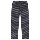 Boys Navy Blue Logo Joggers, 1, hi-res