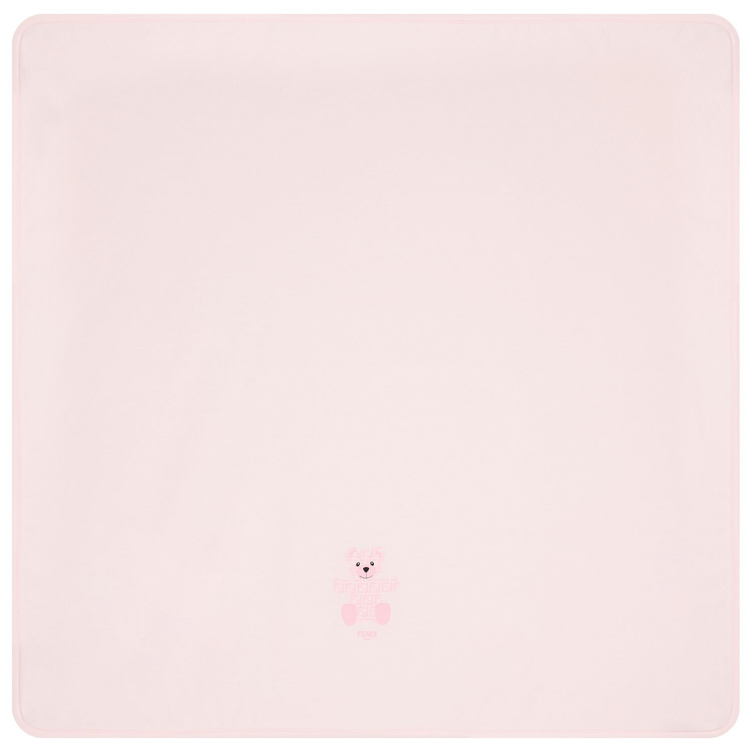 بطانية أطفال بشعار تيدي بير باللون الوردي للبنات, 2, hi-res