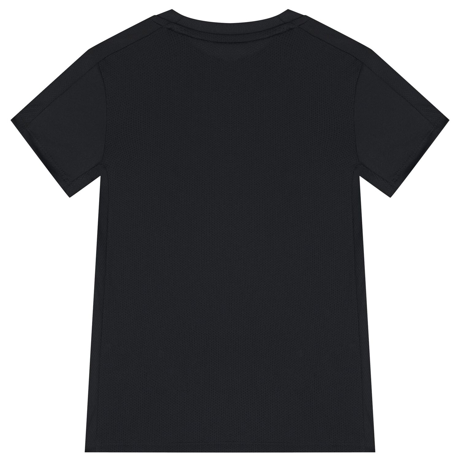 تيشيرت اولاد بالشعار باللون الابيض والاسود , 2, hi-res