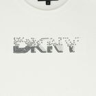 Girls White Logo T-Shirt, 1, hi-res