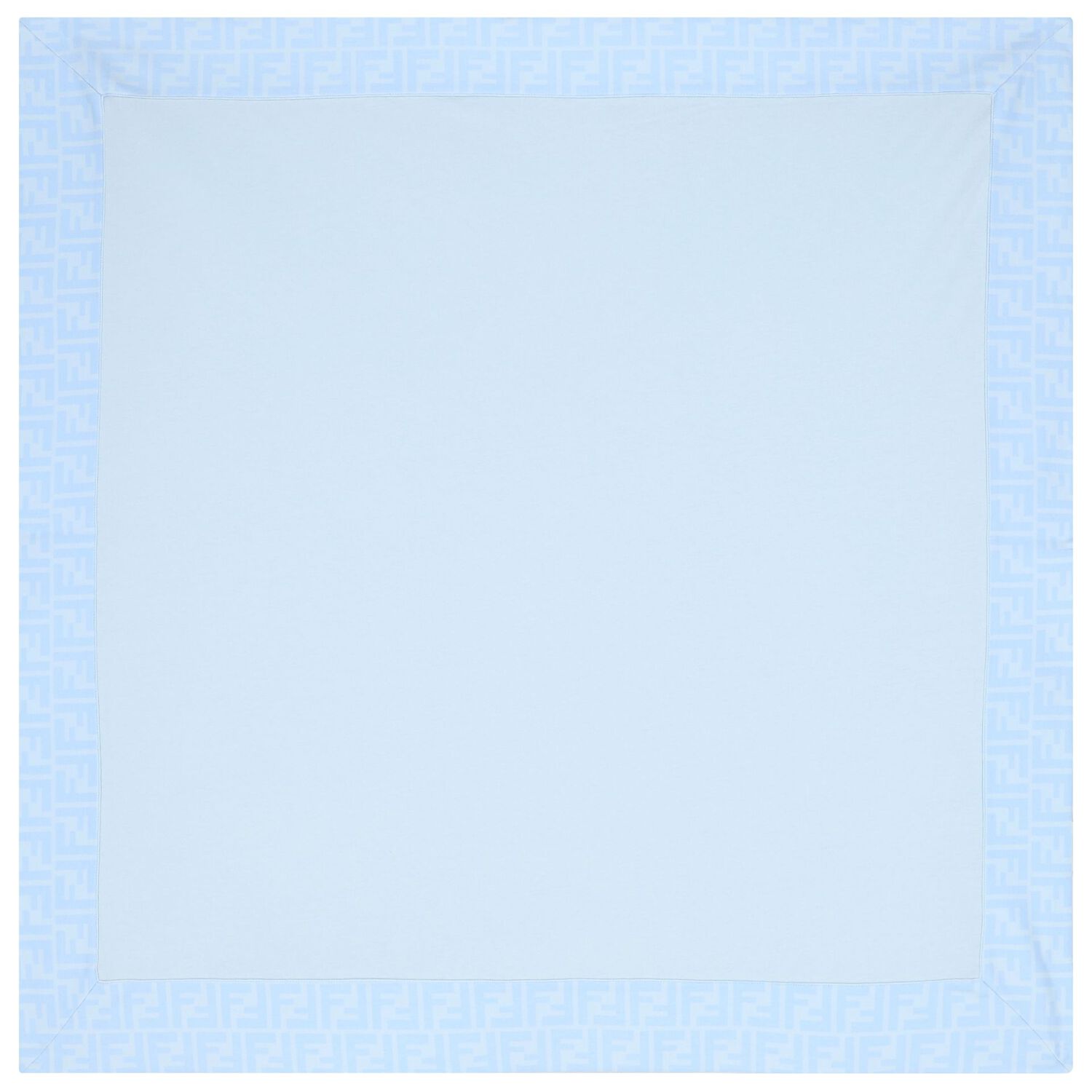 Baby Boys Blue Logo Blanket, 2, hi-res