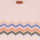 Girls Pink Zigzag Logo Dress, 1, hi-res