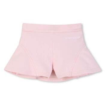 Younger Girls Pink Logo Shorts