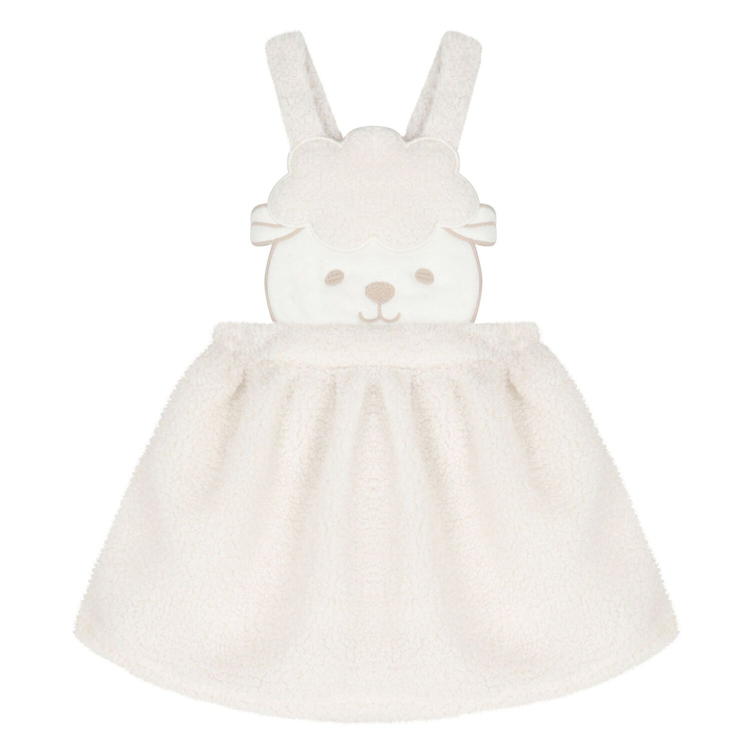 Baby Girls Ivory Sheep Skirt Set, 1, hi-res