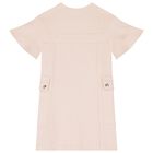 Girls Pink Logo Dress, 1, hi-res