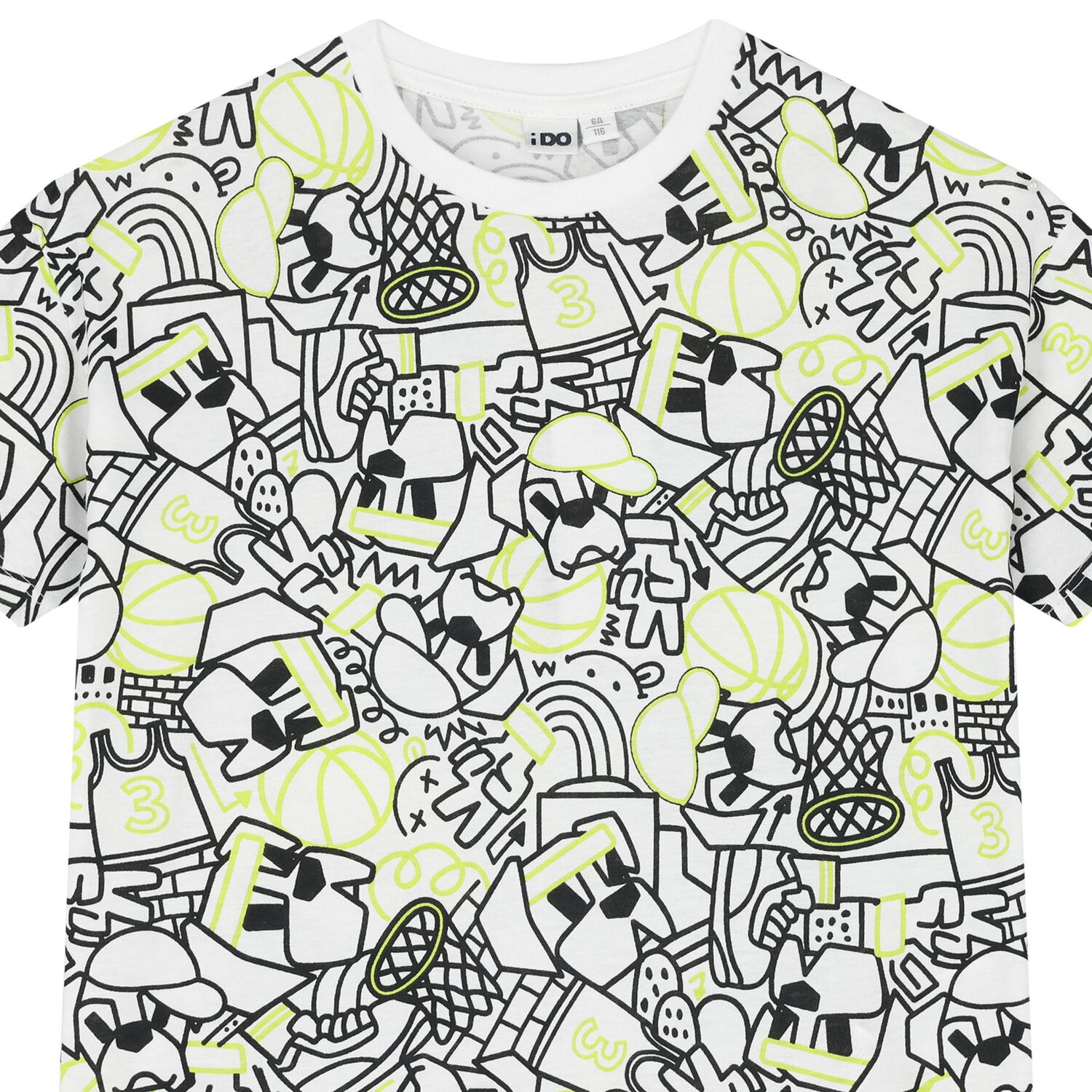 Boys White T-Shirt, 1, hi-res image number null