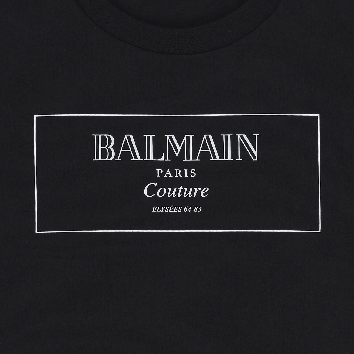 Girls Black Logo T-Shirt, 1, hi-res