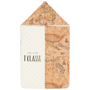 Beige & Ivory Geo Map Baby Nest