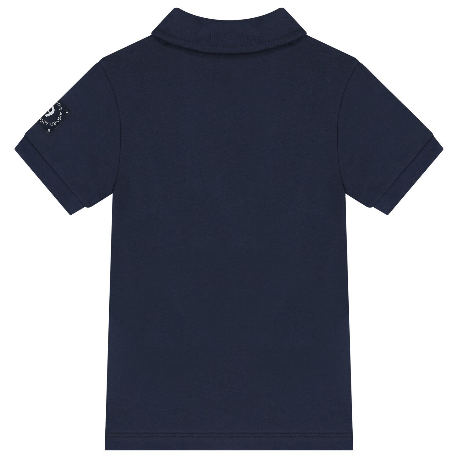 Boys Navy Blue & Gold Polo Shirt, 2, hi-res image number null